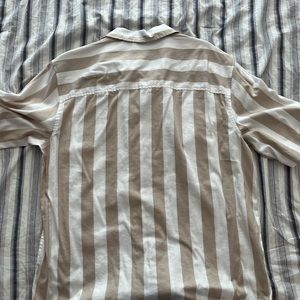 Mens button down camp shirt